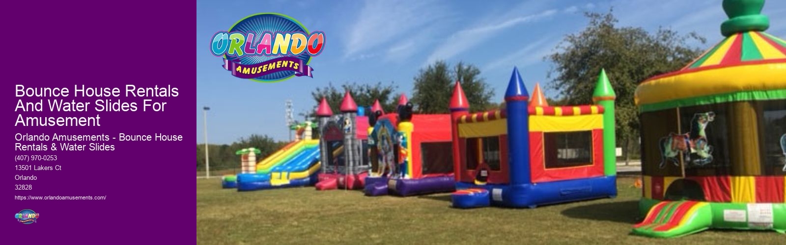 Bounce House Rentals And Water Slides For Amusement